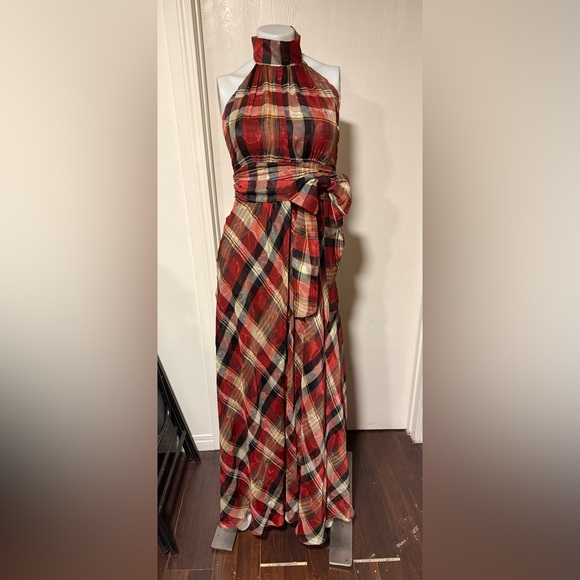 Calf Fashion Dresses & Skirts - Calf Fashion Vintage Plaid Dress